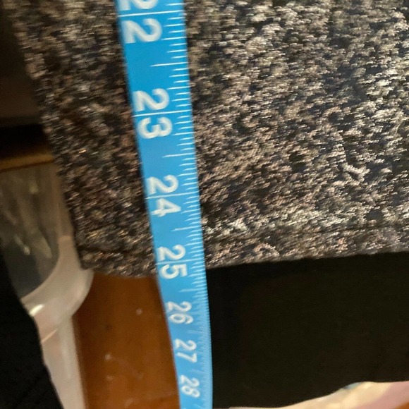 Express Jeans Pants Womens 2P Silver Metallic Coated Super High Rise Slim Ankle - Picture 11 of 11